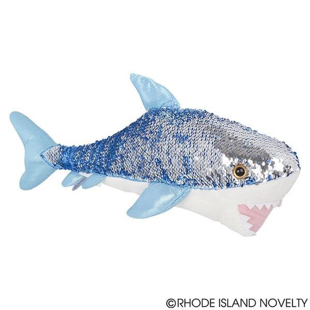 18" Great White Sequin Shark