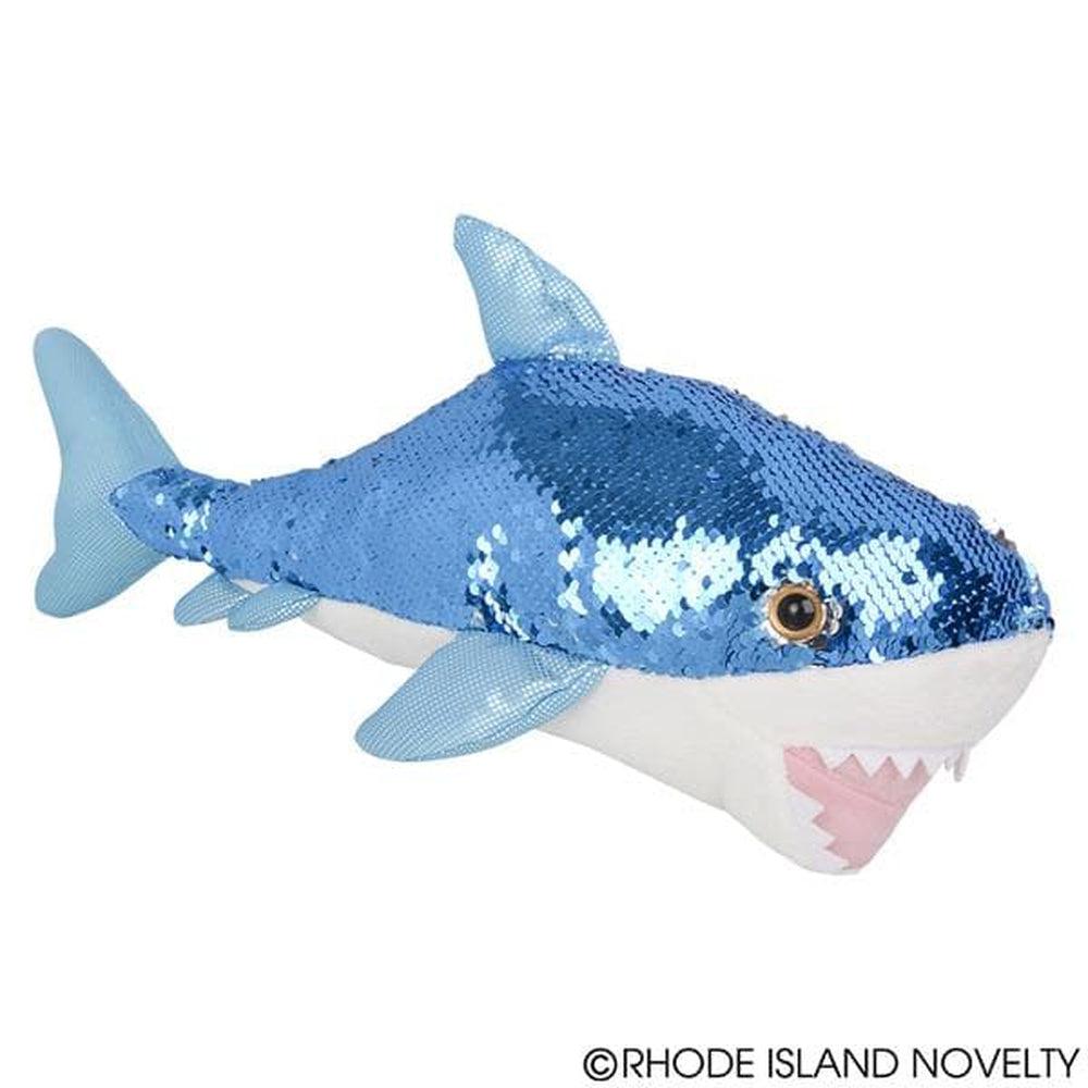 18" Great White Sequin Shark