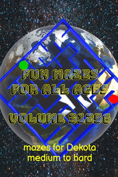 Fun Mazes for All Ages Volume 31256: Mazes for Dekota Ñ Medium to Hard